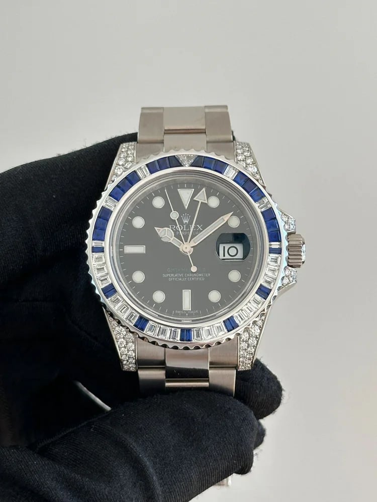 Rolex GMT-Master II Diamond and Sapphire 116759SANR, image 1 Rolex GMT-Master II Diamond and Sapphire 116759SANR, image 1