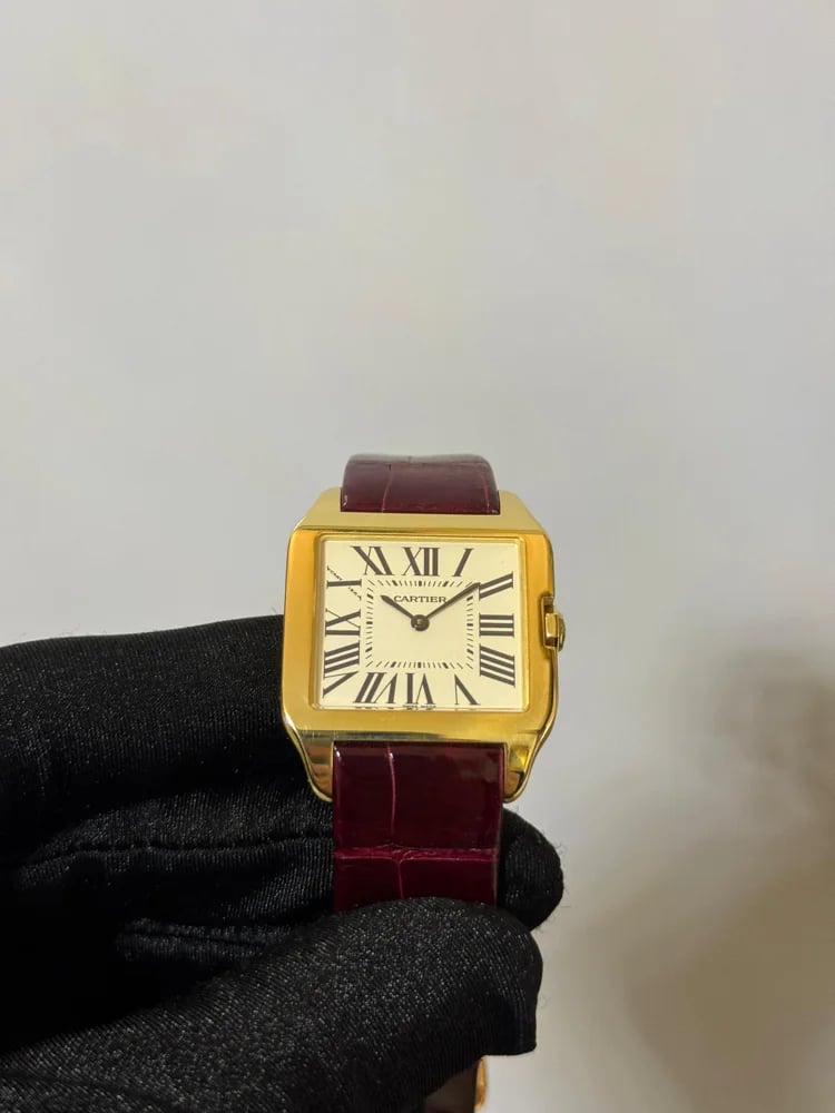 Cartier Santos Dumont 2787 YG, image 1 Cartier Santos Dumont 2787 YG, image 1