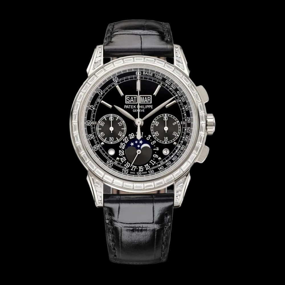 Patek Philippe Perpetual Calendar Chronograph Platinum Diamonds 5271P-001, image 1 Patek Philippe Perpetual Calendar Chronograph Platinum Diamonds 5271P-001, image 1