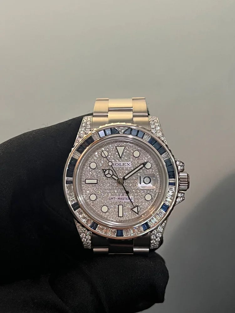 Rolex GMT-Master II 40MM WG Diamonds, image 1 Rolex GMT-Master II 40MM WG Diamonds, image 1