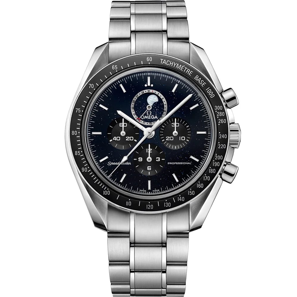 Omega Speedmaster Moonphase Moonwatch Moonphase Aventurine dia, image 1 Omega Speedmaster Moonphase Moonwatch Moonphase Aventurine dia, image 1