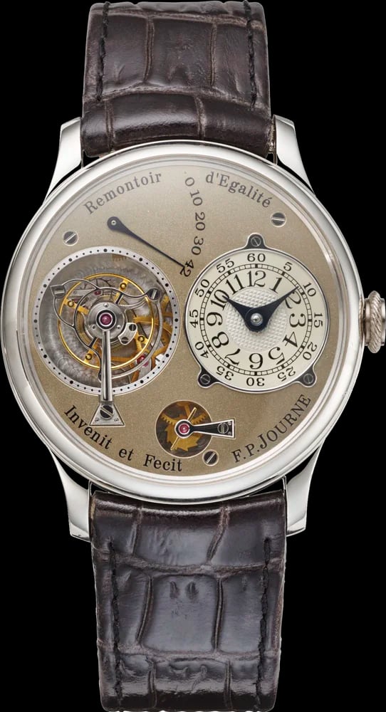 F.P.Journe Souveraine TOURBILLON SOUVERAIN 38MM PLATINUM BRASS MOVEMENT, image 1 F.P.Journe Souveraine TOURBILLON SOUVERAIN 38MM PLATINUM BRASS MOVEMENT, image 1
