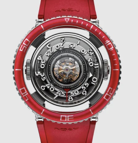 MB&F HM7 Aquapod HM7 Platinum Red, image 1 MB&F HM7 Aquapod HM7 Platinum Red, image 1
