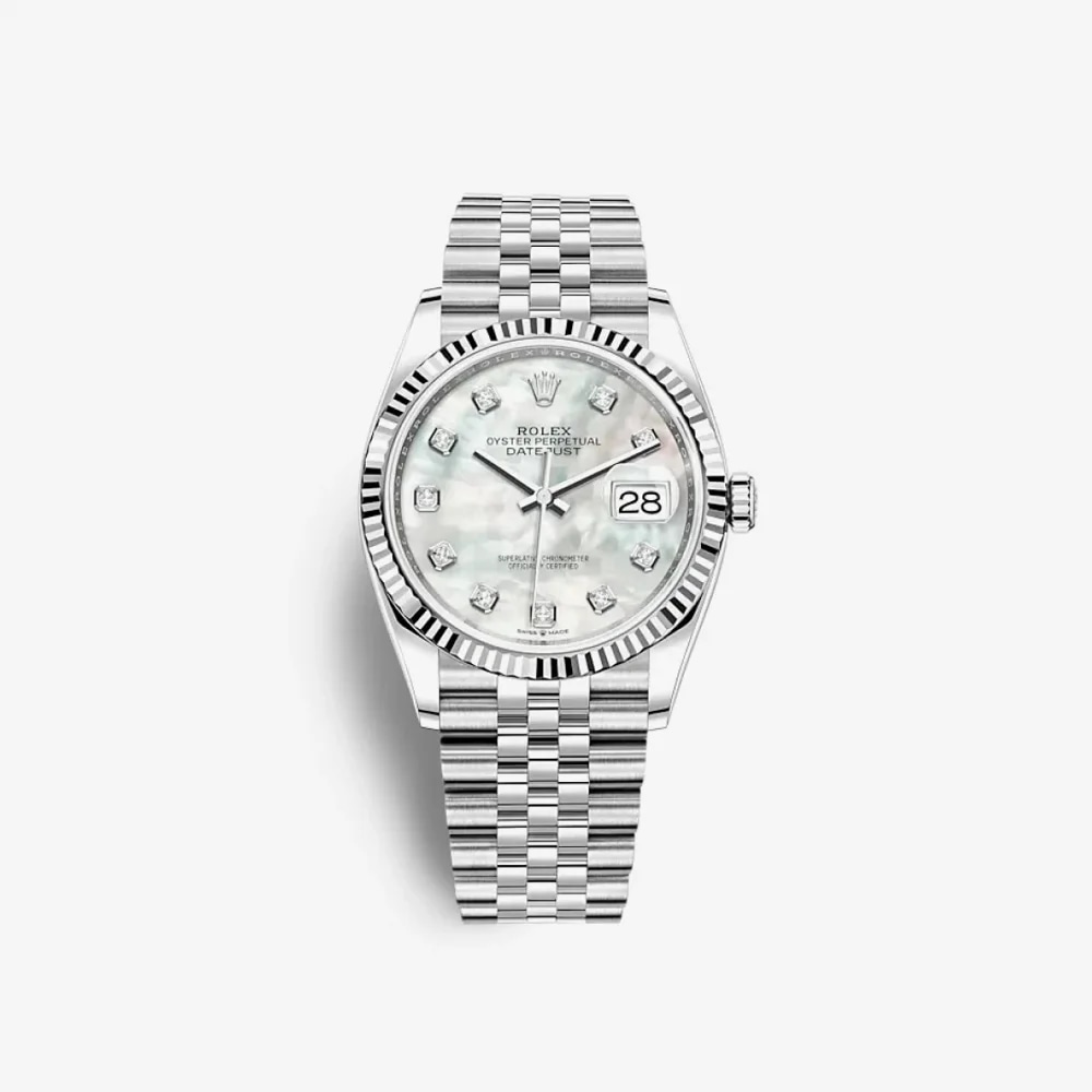 36mm MoP Dial / Diamonds 126234, image 1 36mm MoP Dial / Diamonds 126234, image 1