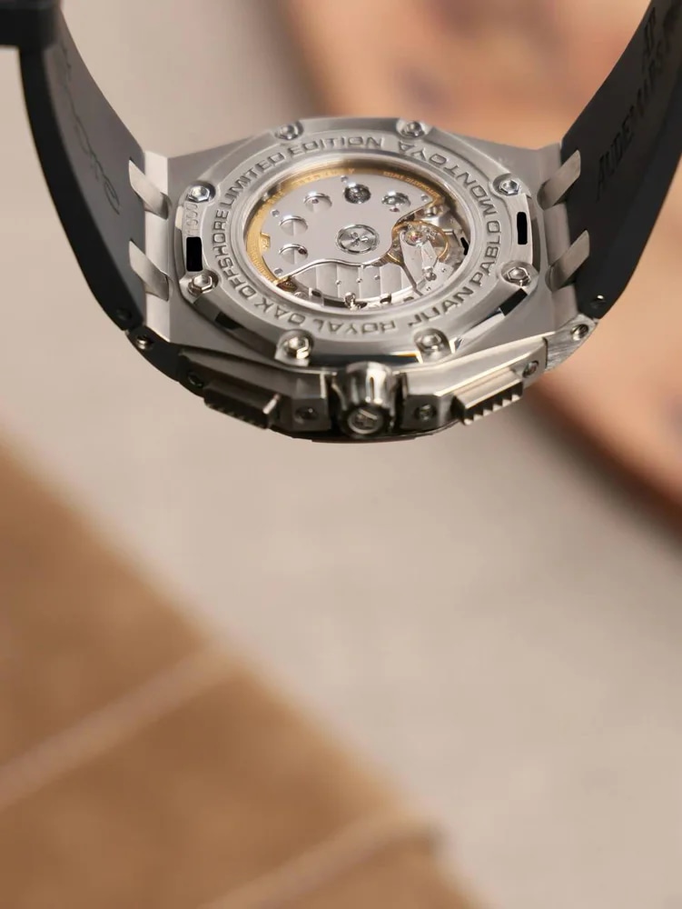 Juan Pablo Montoya Titanium Limited edition Official AP Service 2026 Rubber strap, image 8 Juan Pablo Montoya Titanium Limited edition Official AP Service 2026 Rubber strap, image 8