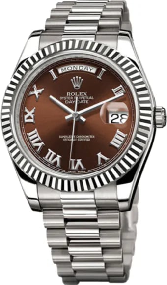 Rolex Day-Date II Brown Dial Roman Numerals, image 1 Rolex Day-Date II Brown Dial Roman Numerals, image 1