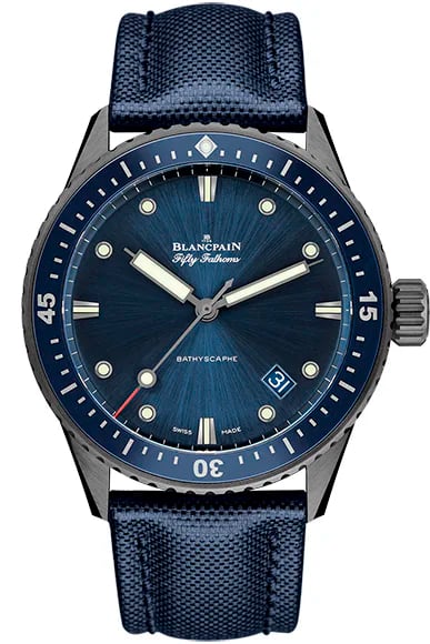Blancpain Fifty Fathoms Bathyscaphe 5000-0240-O52A, image 1 Blancpain Fifty Fathoms Bathyscaphe 5000-0240-O52A, image 1