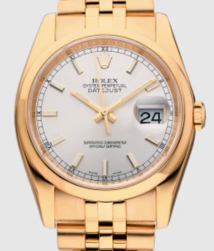 Rolex Datejust 36 YG, image 1 Rolex Datejust 36 YG, image 1