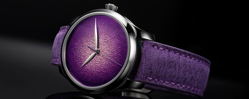 H. Moser & Cie. Adds Purple and Turquoise Fire to Its Enamel Lineup | Chrono 10:10 H. Moser & Cie. Adds Purple and Turquoise Fire to Its Enamel Lineup | Chrono 10:10