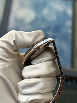 White Gold Blue Dial Roman Numerals, image 2 White Gold Blue Dial Roman Numerals, image 2