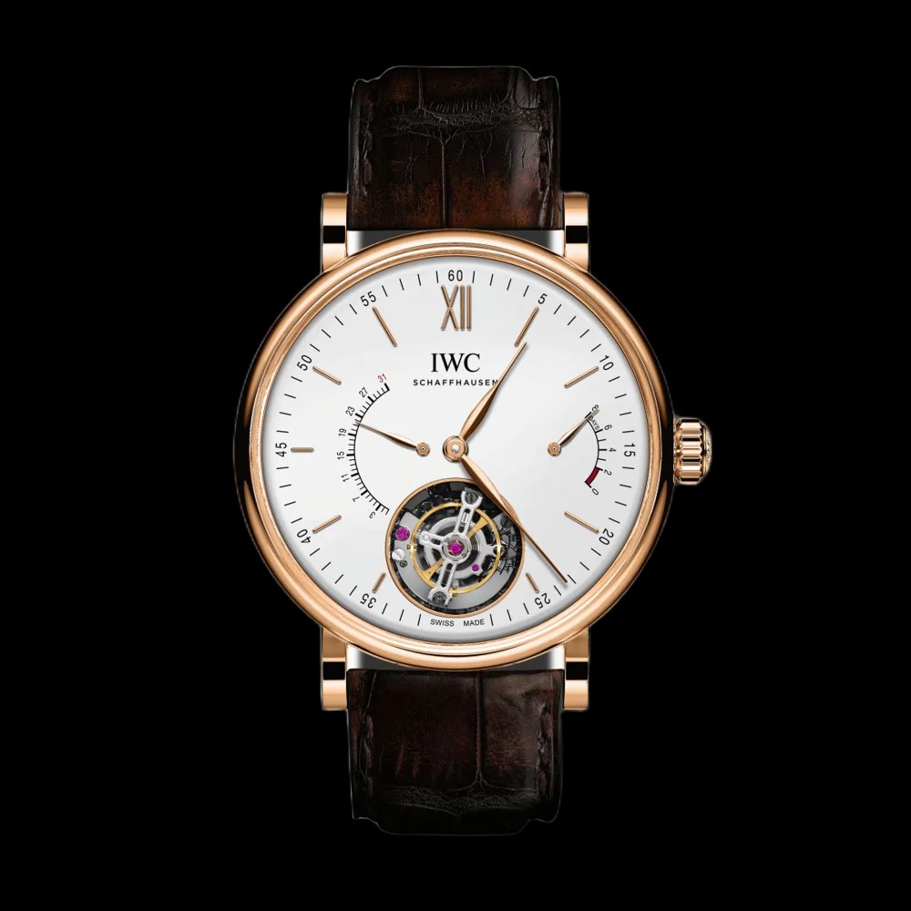 Portofino Hand-Wound Tourbillon Rétrograde, image 1 Portofino Hand-Wound Tourbillon Rétrograde, image 1