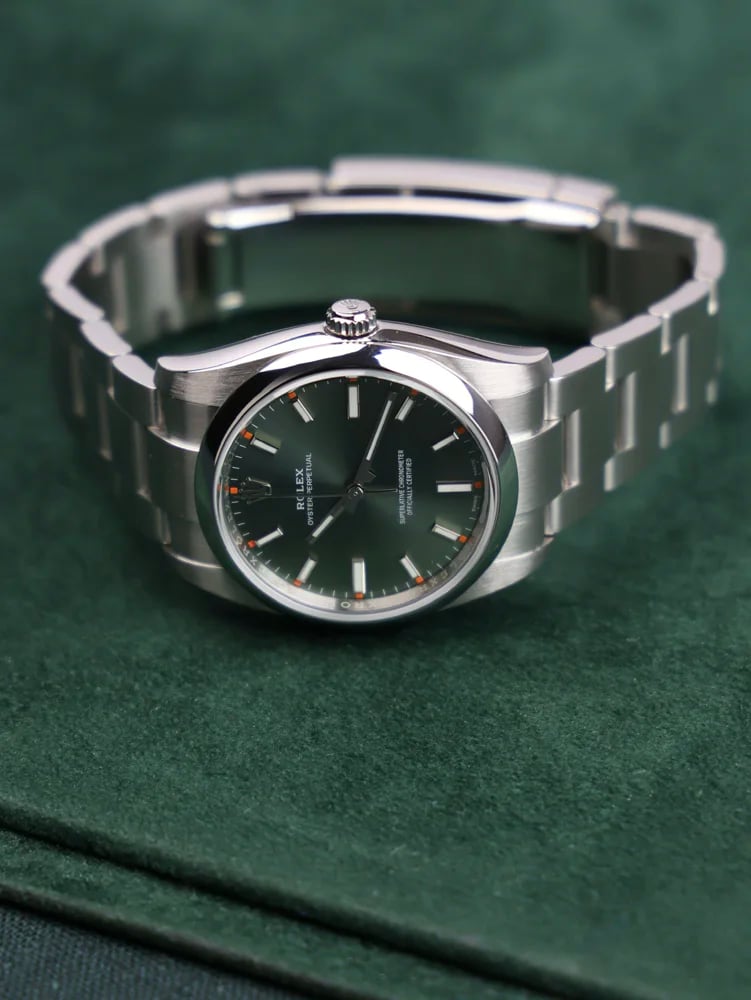 Rolex Air King Olive Dial 2020 Box And Papers, image 2 Rolex Air King Olive Dial 2020 Box And Papers, image 2