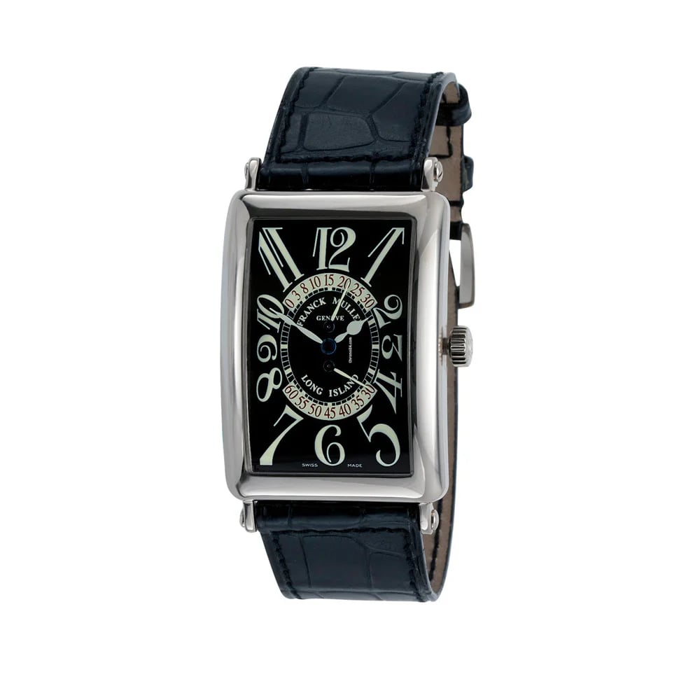 Franck Muller Long Island Double Retrograde Seconds White Gold Black Dial, image 1 Franck Muller Long Island Double Retrograde Seconds White Gold Black Dial, image 1