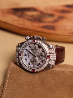 Rolex Daytona 1165994RU Pavé Dial and Ruby / Diamond Bezel, image 8 Rolex Daytona 1165994RU Pavé Dial and Ruby / Diamond Bezel, image 8