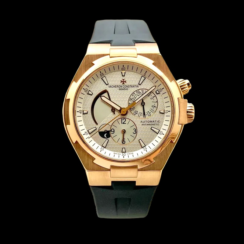Rose gold Dual time White dial Box & Papers 2010, image 1 Rose gold Dual time White dial Box & Papers 2010, image 1