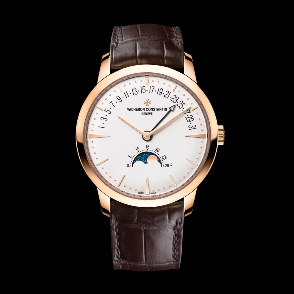 Retrograde Calendar Moonphase 4010U/000R-B329 Box & Papers, image 1 Retrograde Calendar Moonphase 4010U/000R-B329 Box & Papers, image 1