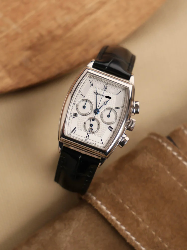 Breguet Heritage Chronograph 5460 Platinum White Gold Buckle, image 2 Breguet Heritage Chronograph 5460 Platinum White Gold Buckle, image 2
