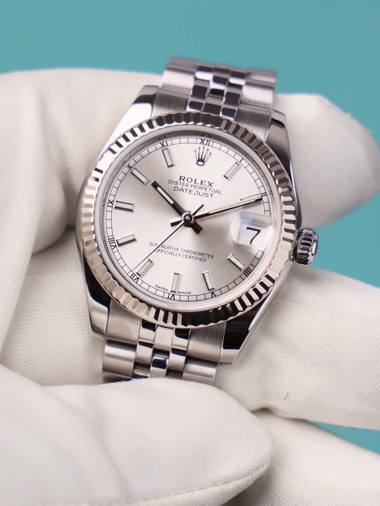 Rolex Datejust 31 Silver Index Dial Jubilee, image 1 Rolex Datejust 31 Silver Index Dial Jubilee, image 1
