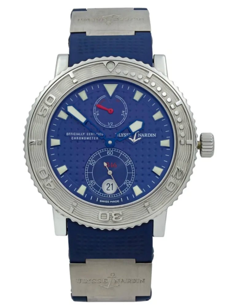 Ulysse Nardin Maxi Marine Diver Chronometer Automatic Date 40 mm, image 1 Ulysse Nardin Maxi Marine Diver Chronometer Automatic Date 40 mm, image 1