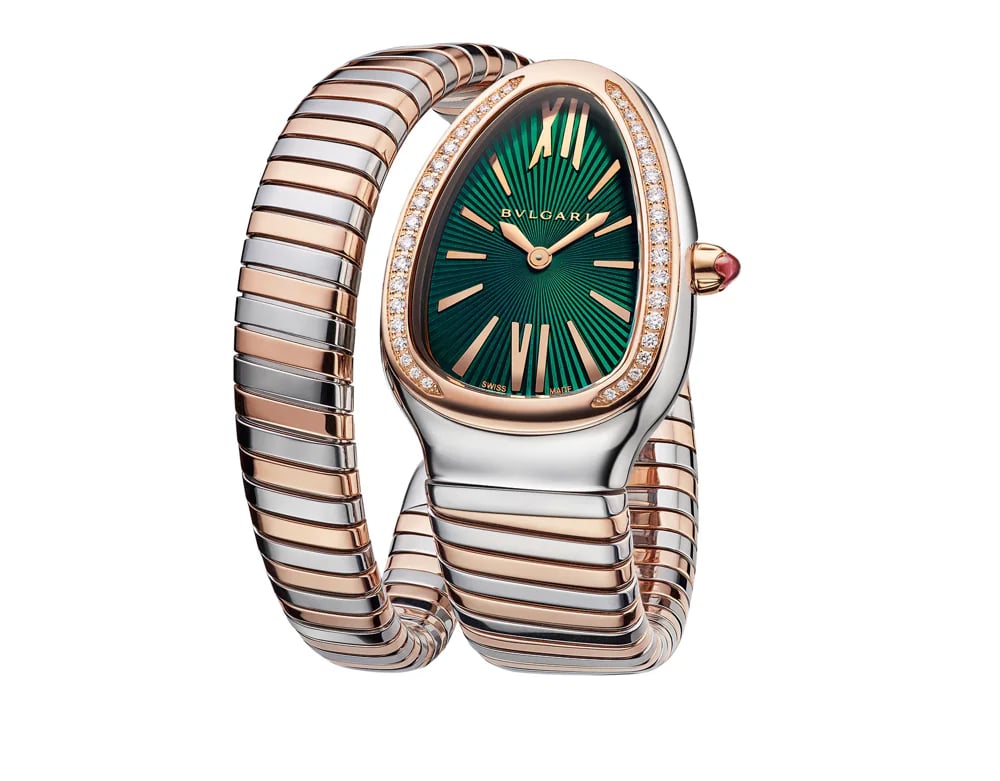 Bulgari Serpenti Tubogas Watch Rose Gold Steel, image 1 Bulgari Serpenti Tubogas Watch Rose Gold Steel, image 1