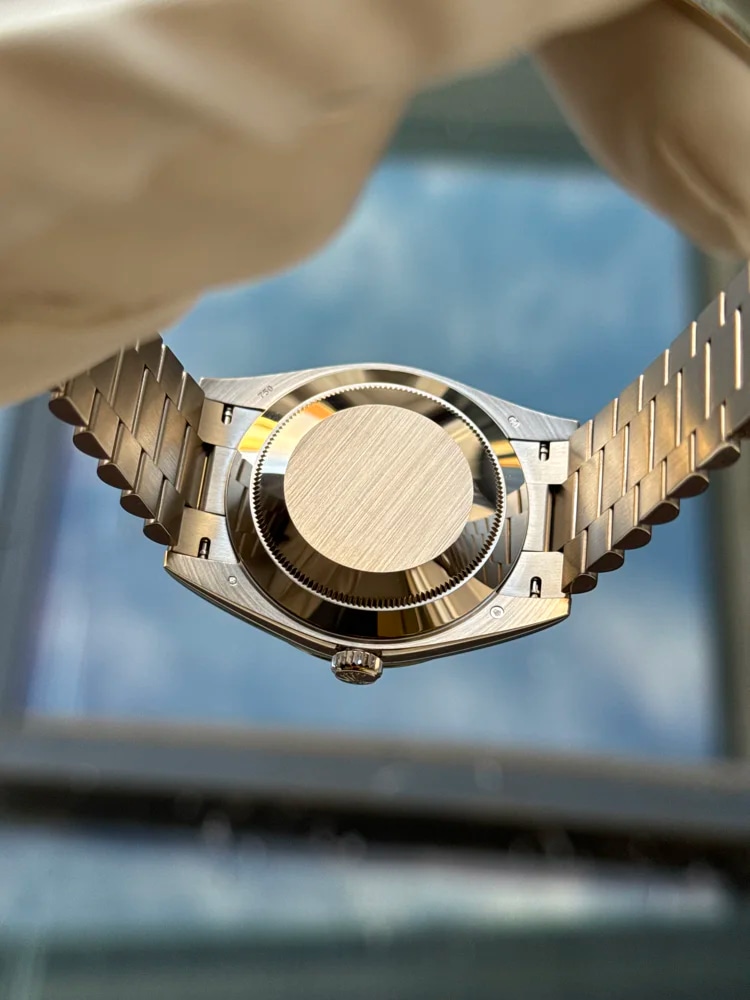 White Gold Blue Dial Roman Numerals, image 5 White Gold Blue Dial Roman Numerals, image 5