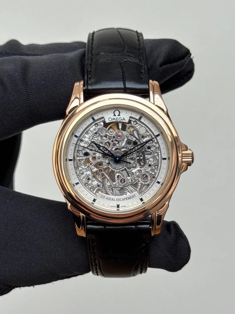 Omega SPECIALITIES Skeleton 5932.30.23 37.5mm Red Gold Limited Edition of 33pcs, image 1 Omega SPECIALITIES Skeleton 5932.30.23 37.5mm Red Gold Limited Edition of 33pcs, image 1