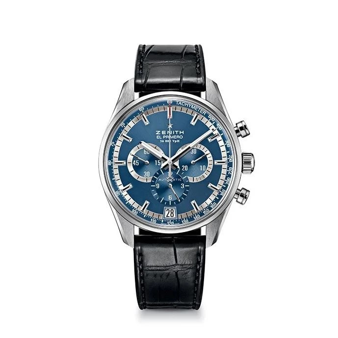 Zenith El Primero 36'000 VpH Blue Dial, image 1 Zenith El Primero 36'000 VpH Blue Dial, image 1