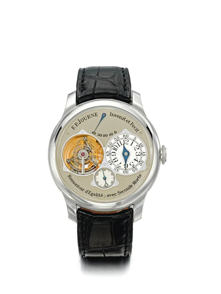F.P.Journe Souveraine Tourbillon Souverain Remontoir d'égalité Seconde Morte S-TN PT 40 A SI, image 1 F.P.Journe Souveraine Tourbillon Souverain Remontoir d'égalité Seconde Morte S-TN PT 40 A SI, image 1