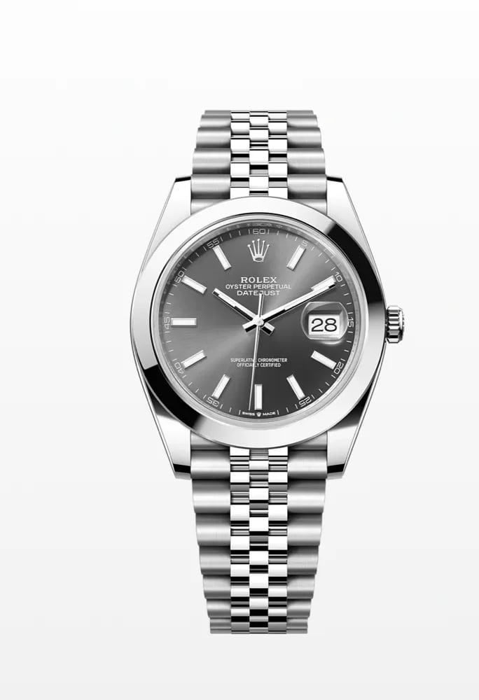 Rolex Datejust 41 Rhodium Index Dial Jubilee Bracelet, image 1 Rolex Datejust 41 Rhodium Index Dial Jubilee Bracelet, image 1