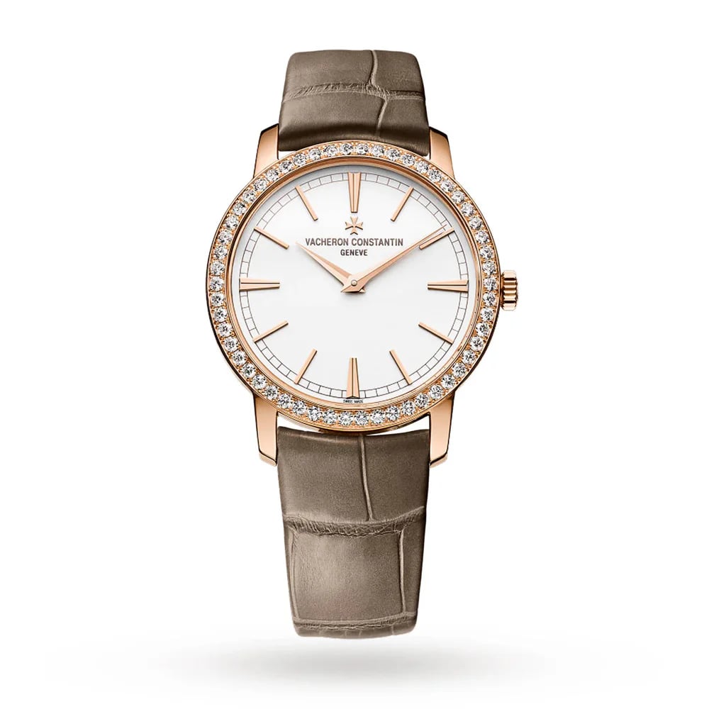 Vacheron Constantin Traditionnelle Patrimony Traditionnelle White Dial Diamond Set, image 1 Vacheron Constantin Traditionnelle Patrimony Traditionnelle White Dial Diamond Set, image 1