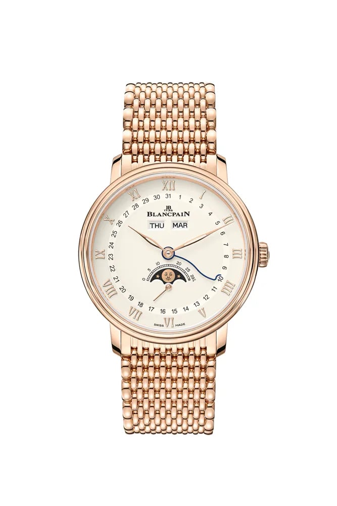 Blancpain Villeret Quantième Complet Calendar Rose Gold, image 1 Blancpain Villeret Quantième Complet Calendar Rose Gold, image 1