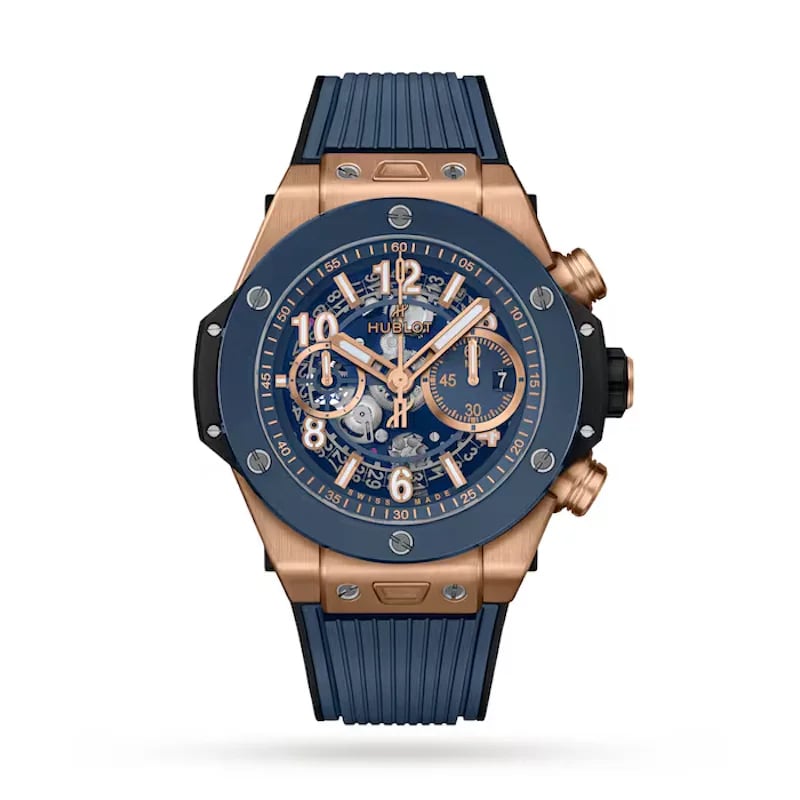 Hublot Big Bang Unico King Gold Blue Big 44mm, image 1 Hublot Big Bang Unico King Gold Blue Big 44mm, image 1