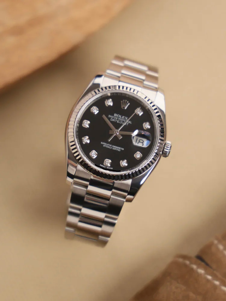 Datejust 36 Oyster Black Diamond Dial, image 2 Datejust 36 Oyster Black Diamond Dial, image 2