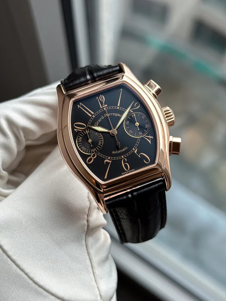 Girard Perregaux Richeville Yellow Gold Black Dial, image 1 Girard Perregaux Richeville Yellow Gold Black Dial, image 1