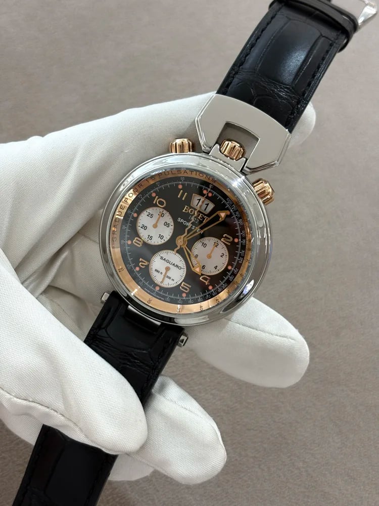 Bovet Sportster Saguaro Steel and Gold, image 1 Bovet Sportster Saguaro Steel and Gold, image 1