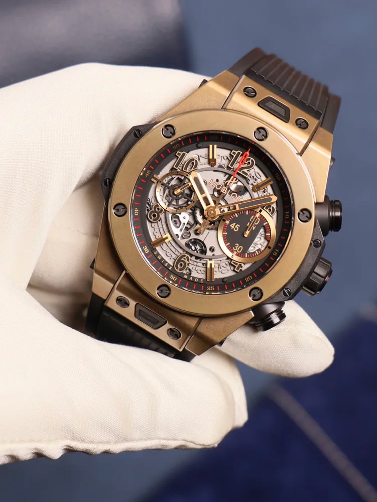 Hublot Big Bang Unico Full Magic Gold Box and Papers 2016, image 1 Hublot Big Bang Unico Full Magic Gold Box and Papers 2016, image 1
