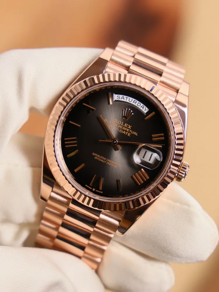 Rolex Day-Date 40 Black Ombre 228235, image 1 Rolex Day-Date 40 Black Ombre 228235, image 1
