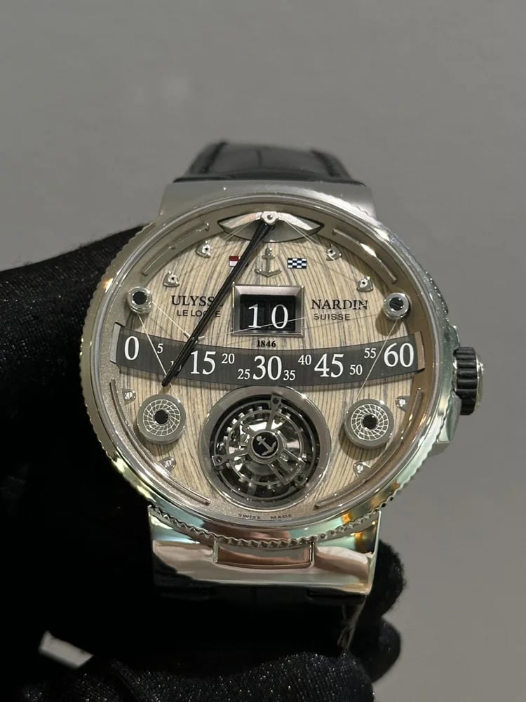 Ulysse Nardin Marine Grand Deck 44 MM Limited Edition 18 pcs Platinum, image 1 Ulysse Nardin Marine Grand Deck 44 MM Limited Edition 18 pcs Platinum, image 1