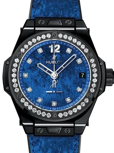 Hublot Big Bang Sang Bleu Big Bang One Click Italia Independent Blue Velvet, image 1 Hublot Big Bang Sang Bleu Big Bang One Click Italia Independent Blue Velvet, image 1