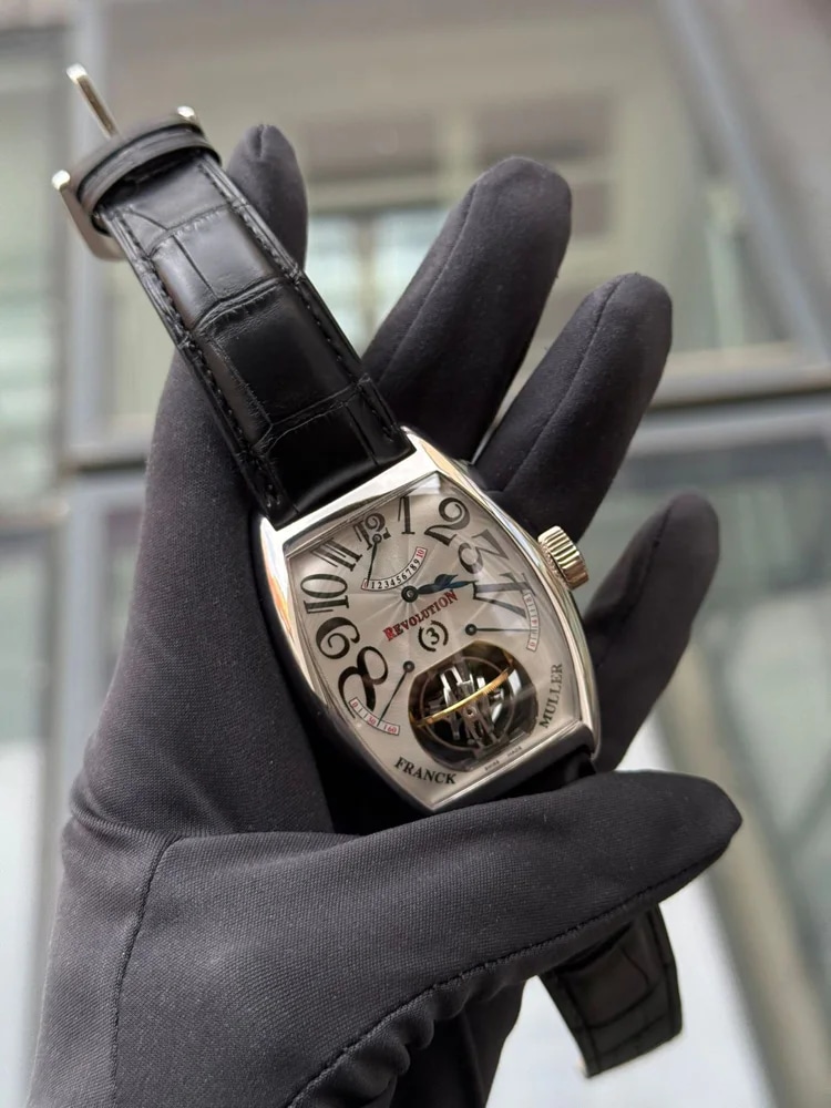 Franck Muller Evolution TOURBILLON REVOLUTION 3 Platinum Ultra Rare, image 1 Franck Muller Evolution TOURBILLON REVOLUTION 3 Platinum Ultra Rare, image 1