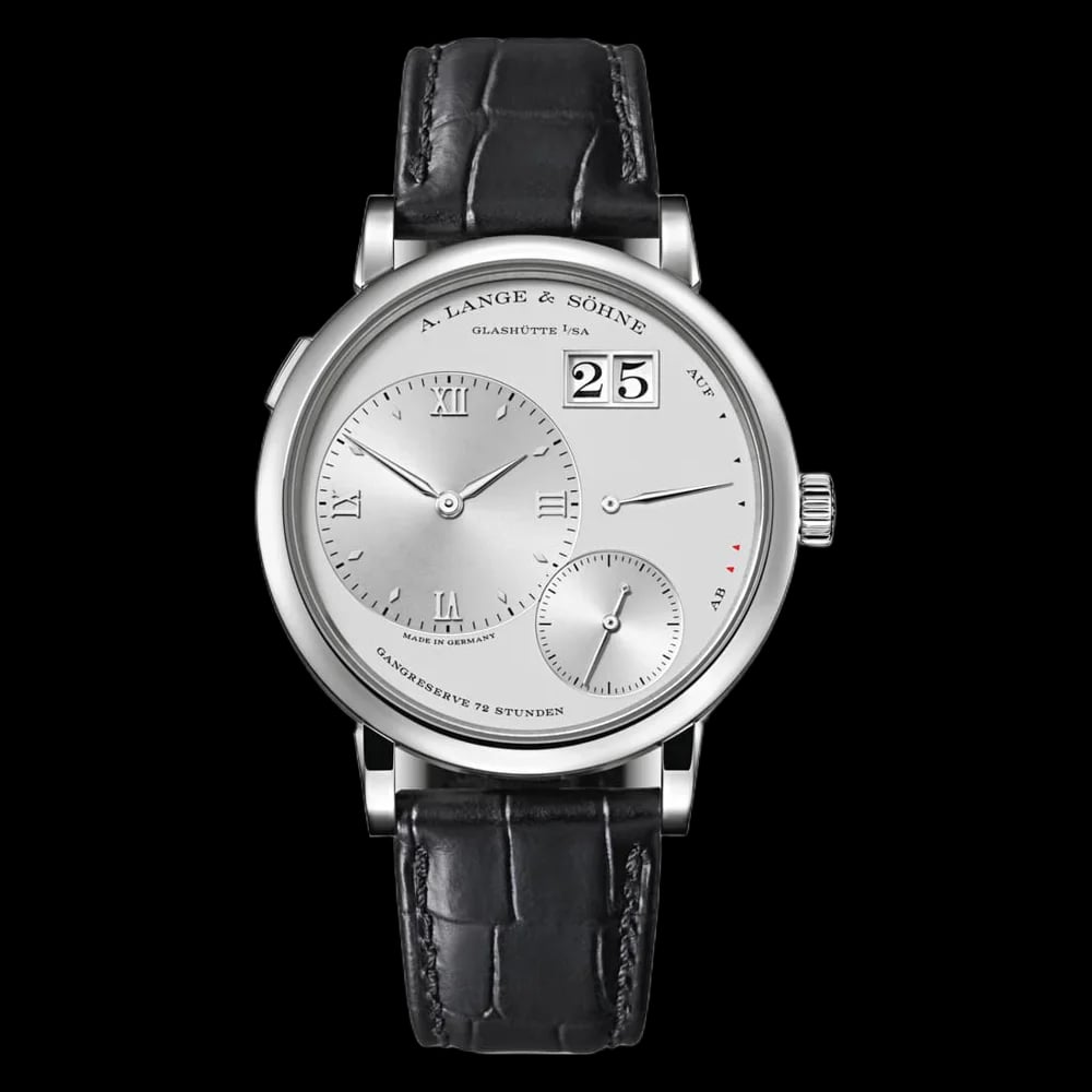 A. Lange & Söhne Grand Lange 1 Platinum / Silver Dial 117.025, image 1 A. Lange & Söhne Grand Lange 1 Platinum / Silver Dial 117.025, image 1