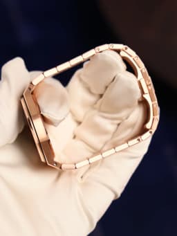 Audemars Piguet Royal Oak Lady Lady Extract from Archives. Rose Gold Blue Dial Diamond Bezel, image 4 Audemars Piguet Royal Oak Lady Lady Extract from Archives. Rose Gold Blue Dial Diamond Bezel, image 4
