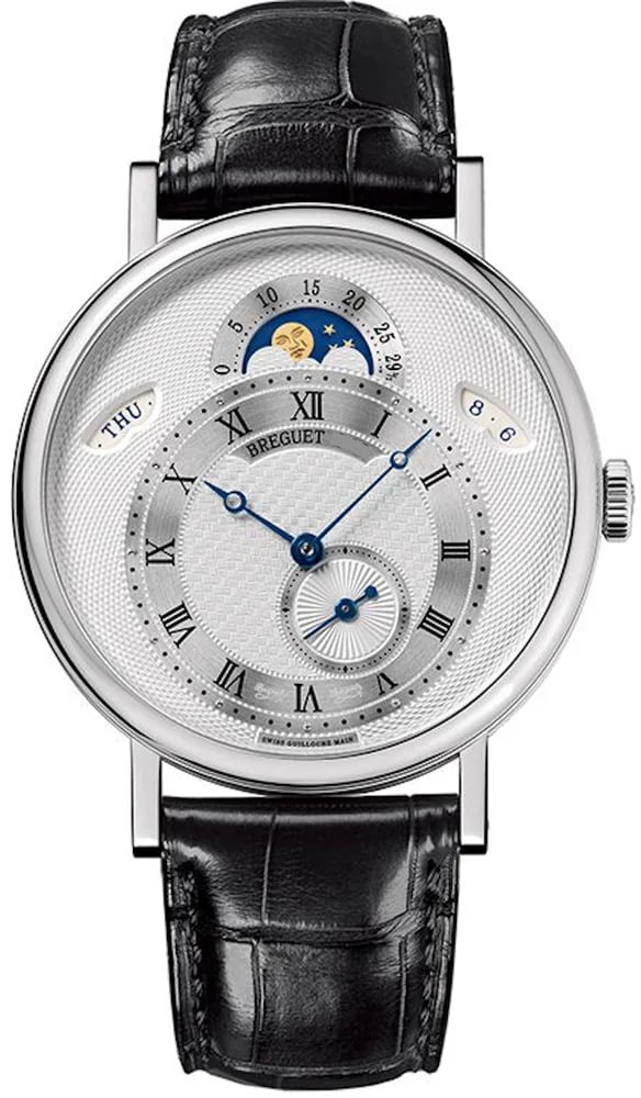 Breguet Classique Complications Day Date Moonphase Platinum 3337, image 1 Breguet Classique Complications Day Date Moonphase Platinum 3337, image 1