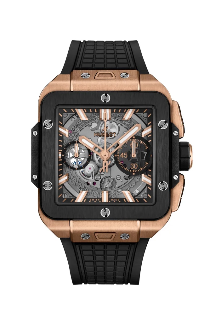 Hublot Square Bang Unico King Gold Ceramic 42mm, image 1 Hublot Square Bang Unico King Gold Ceramic 42mm, image 1
