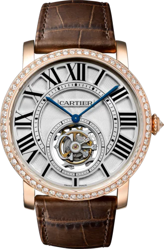 Rotonde de Cartier Flying Tourbillon Pink Gold / Diamond / Silver