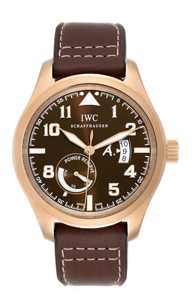 IWC Pilot Certified PILOT'S WATCHES ANTOINE DE SAINT EXUPERY POWER RESERVE, image 1 IWC Pilot Certified PILOT'S WATCHES ANTOINE DE SAINT EXUPERY POWER RESERVE, image 1