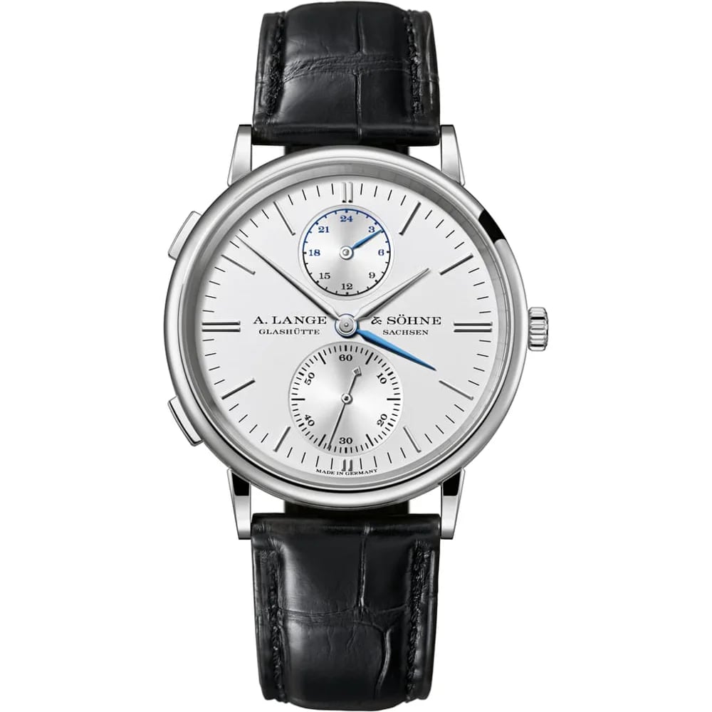 A. Lange & Söhne Saxonia Dual Time White Gold, image 1 A. Lange & Söhne Saxonia Dual Time White Gold, image 1