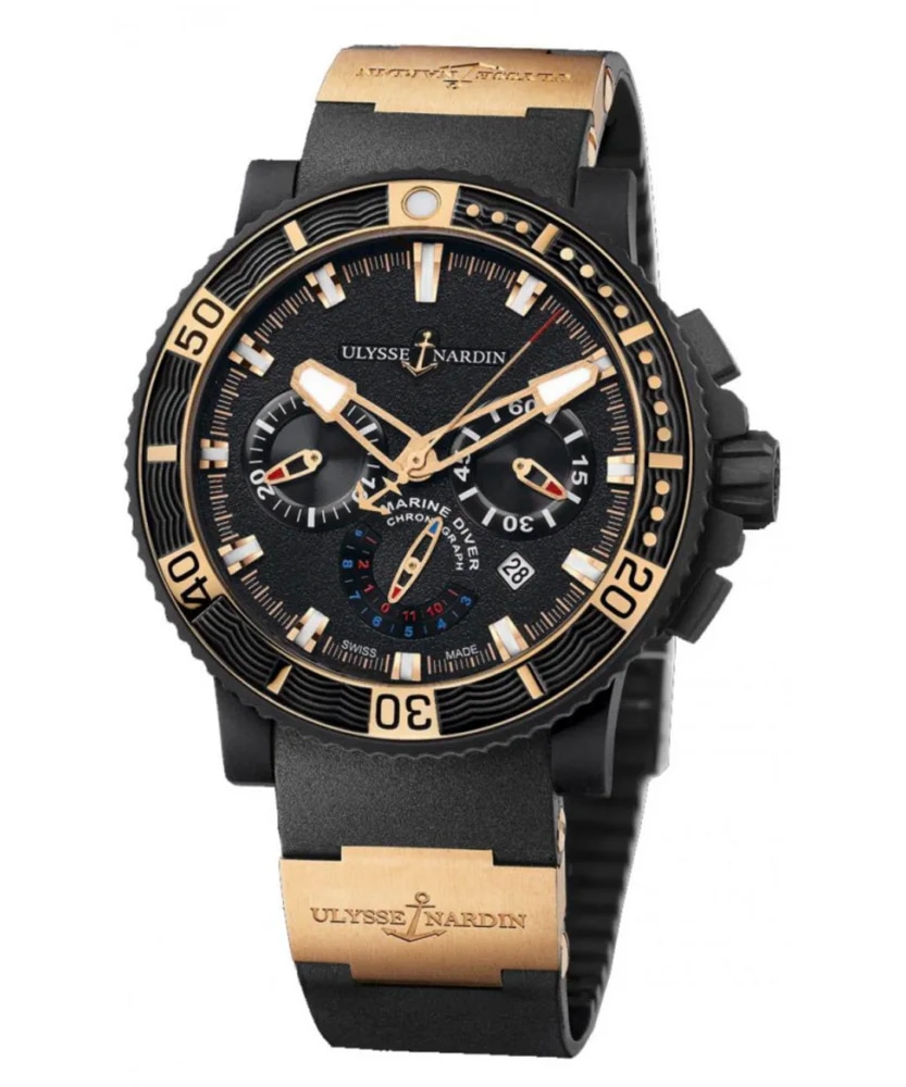 Ulysse Nardin Diver Black Sea Maxi Marine Chronograph, image 1 Ulysse Nardin Diver Black Sea Maxi Marine Chronograph, image 1