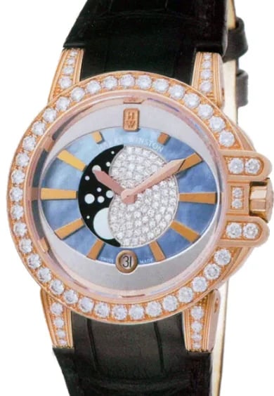 Harry Winston Ocean LADY MOON PHASE 36MM, image 1 Harry Winston Ocean LADY MOON PHASE 36MM, image 1