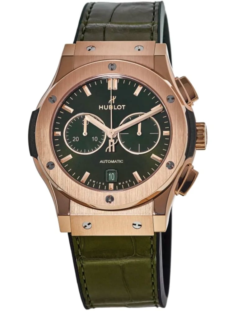 Hublot Classic Fusion Chronograph Green Dial, image 1 Hublot Classic Fusion Chronograph Green Dial, image 1